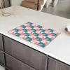 Vlakken - Hartjes - Patroon - Retro Inductie beschermer vinyl 3mm klein 276 -sfeer8