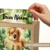 Paard - Bloemen - Vlinders Light Box met kabel (Kinderlampje) klein -USP_websiteprintNL