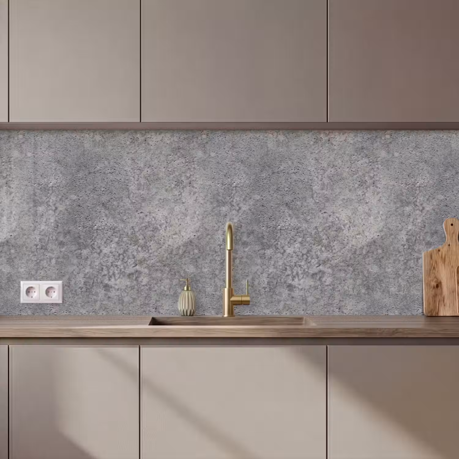 Küchenrückwand - Muster - Industriell - Beton