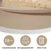 Vanilletaart - Cake - Romig Akoestische PET Vilt - Rond klein -closeup_NL