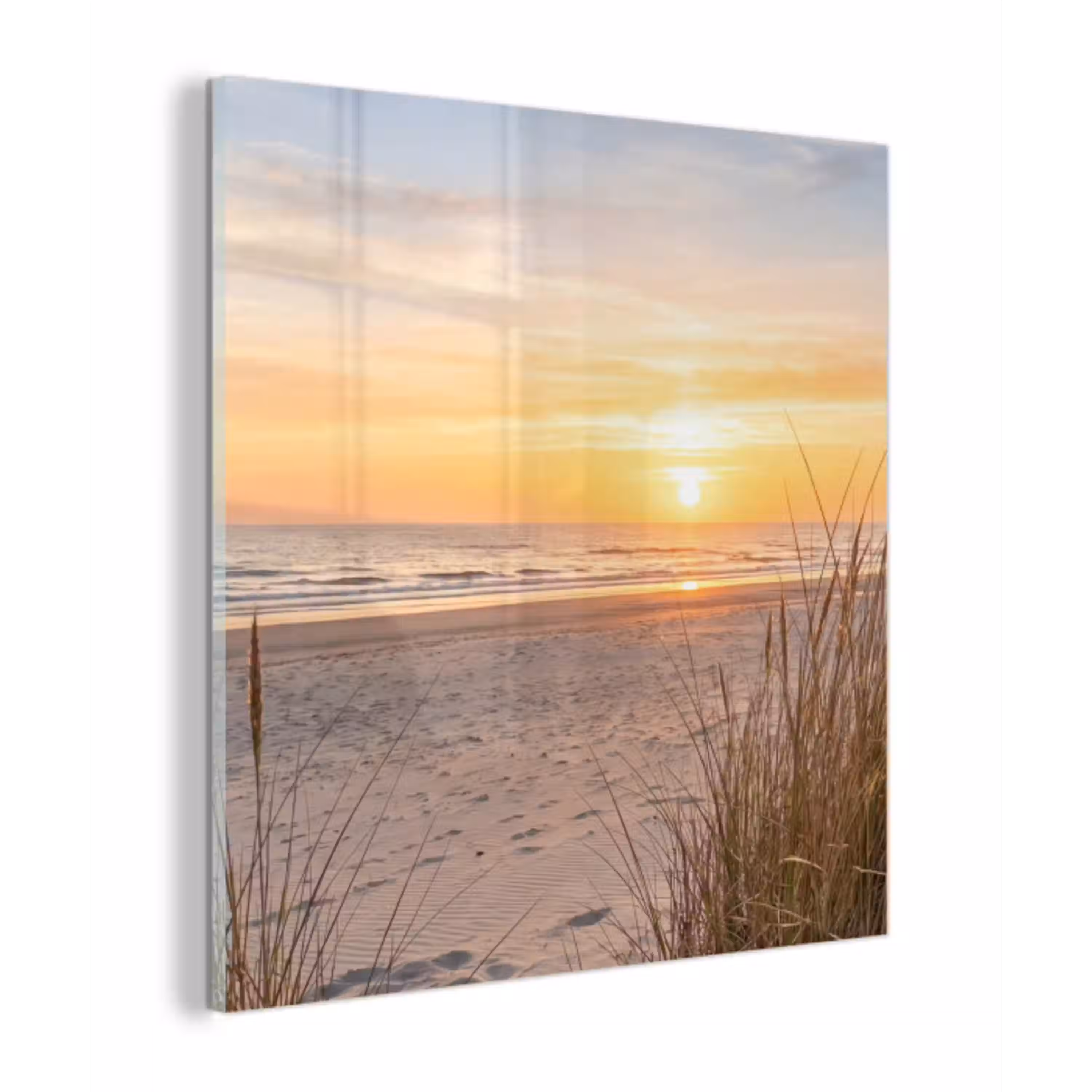 Zonsondergang - Duinen - Zee plexiglas 5mm klein -z3d