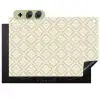 Floraal - Ornament - Beige Inductie beschemer met haakjes klein 777 -3d