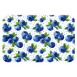 Bessen - Patroon - Blauw Badmat klein 997 -3d