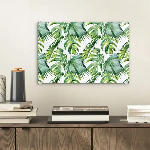 Monstera - Palmblad - Jungle - Tropisch plexiglas 5mm klein -sfeer1