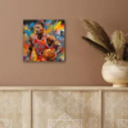 Basketbal - Verf - Kleuren - Rood aluminium wit klein -sfeer4