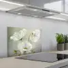 Bloemen - Stilleven - Klaproos - Wit - Botanisch keuken achterwand spatscherm klein -3d_schuin