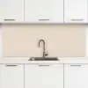 Beige - Effen kleur keuken achterwand 2 middel 871 -3d