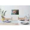 Orchidee - Boeket - Vaas - Bloemen Muursticker klein -eettafel