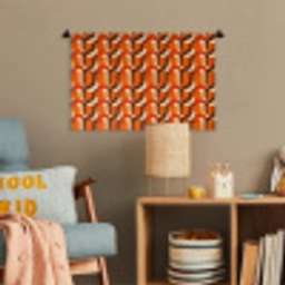 Retro - Modern - Kleurrijk Wandkleed katoen klein 269 -wsfeer4_kind