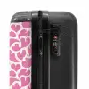 Patronen - Spatten van roze NBS - Handbagage koffer - Kinderen Unisex middel -slot
