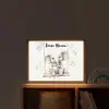 Olifant - Dier - Kinderen Light Box met batterij (Wandlamp kind) middel -sfeer1_kind