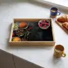 Glazen - Bakjes - Blaadjes - Kruiden Dienblad Rechthoek middel -sfeer2