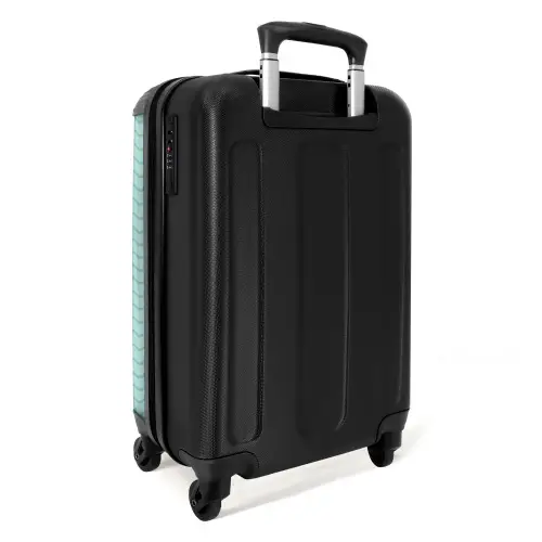 Zee patroon blauw NBS - Handbagage koffer - Kinderen Unisex middel -achterkant