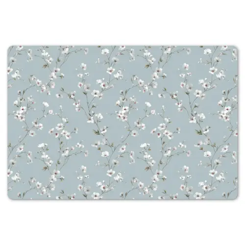 Klassiek - Bloemen - Blauw Placemat vinyl groot 368 -zzsfeer1_Kitchenyeah-website