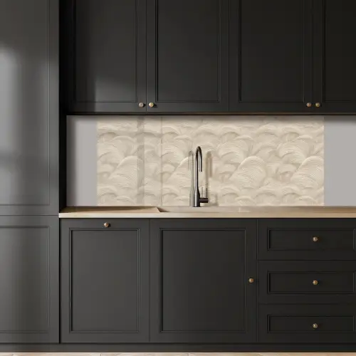 Bogen - Patroon - Beige keuken achterwand 2 middel 871 -sfeer1