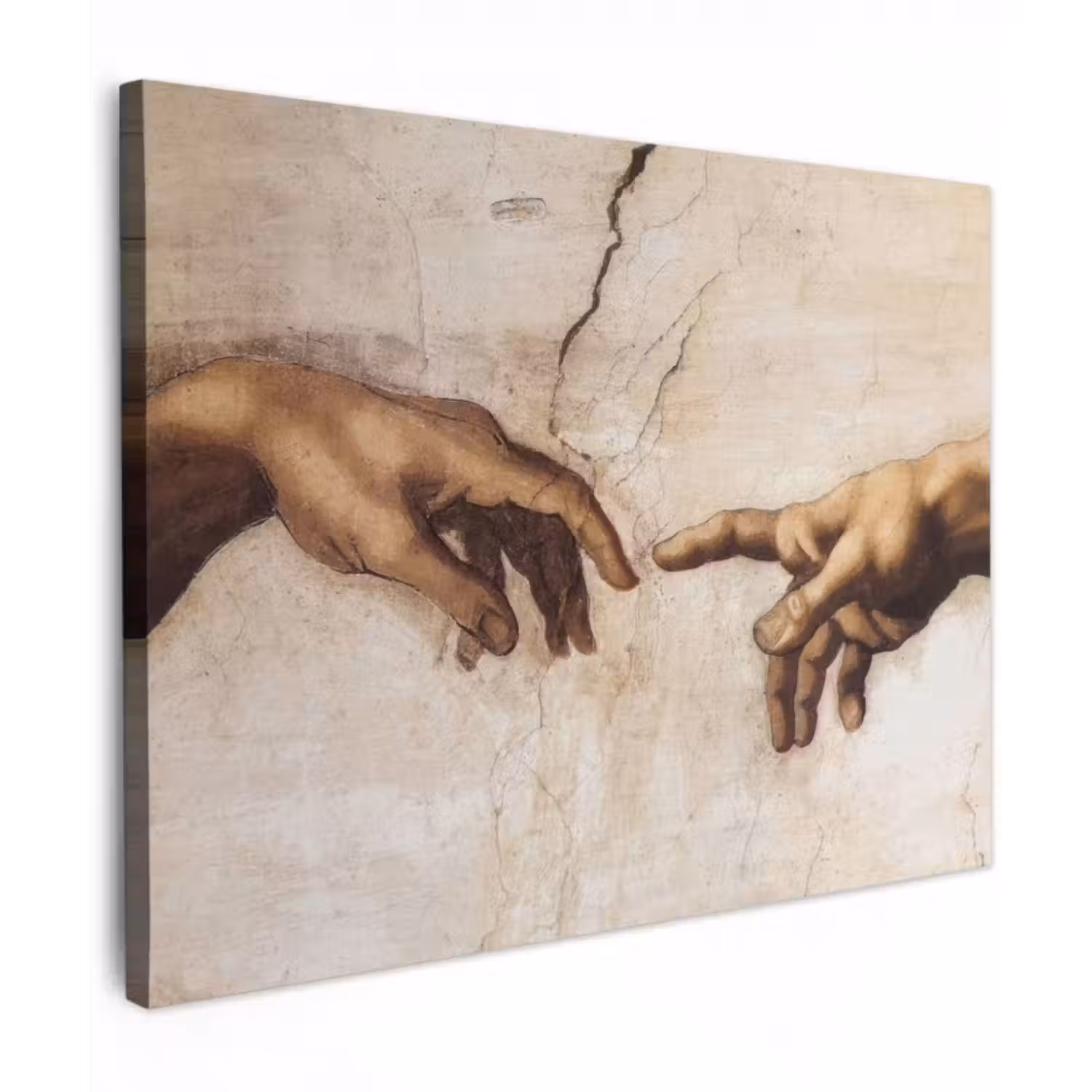 Leinwandbild - Adam - Michelangelo - Gemälde - Erschaffung von Adam