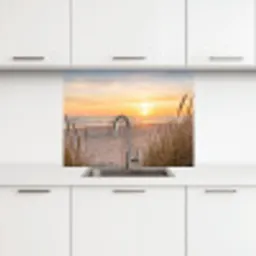 Zonsondergang - Duinen - Zee keuken achterwand 2 middel -3d