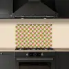 Patroon - Smileys - Blokken keuken achterwand spatscherm klein 900 -sfeer1