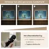 Maan - Ruimtewezen - Blauw Light Box met batterij (Wandlamp kind) middel -USP_dimbaarNL