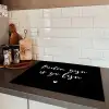 Quotes - Tuin - Buiten zijn is zo fijn - Tekst Inductie beschermer vinyl 3mm klein -sfeer3