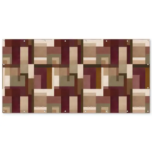 Modern - Geometrie - Kleurrijk Balkonbeschermer Duitsland klein 596 -zz_3d