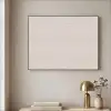 Bloemen - Bladeren - Licht - Taupe Textielframe zwart klein 947 -sfeer2