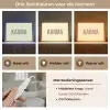 Karma - Luipaardprint - Geel Light Box met kabel (Tafellamp) klein -USP_lichtkleurNL