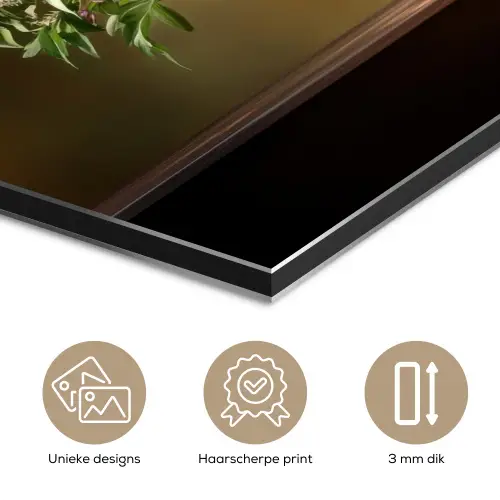 Glazen - Bloemen - Boeket - Kleuren aluminium wit klein -closeup_NL