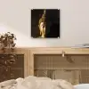 Buddha - Boeddha beeld - Goud - Spiritueel - Zwart plexiglas 5mm klein -sfeer4