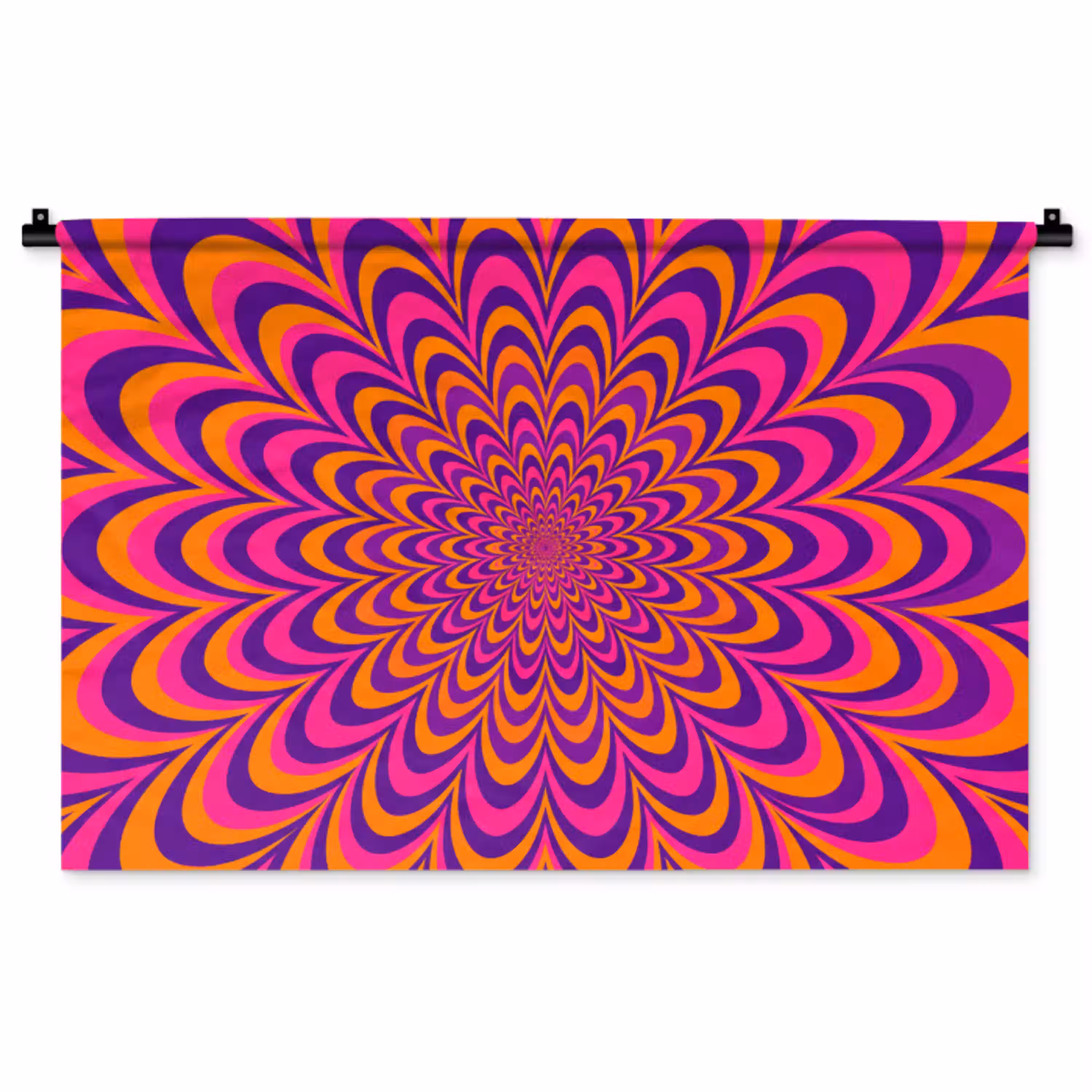 Patroon - Optisch - Kleurrijk Wandkleed katoen middel -zz3d