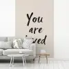 Minimalistisch - Beige - Love fotobehang vinyl groot -woonkamer