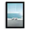 Zee - Koffiekopjes - Zomers fotolijst zwart zonder passe partout klein -3d