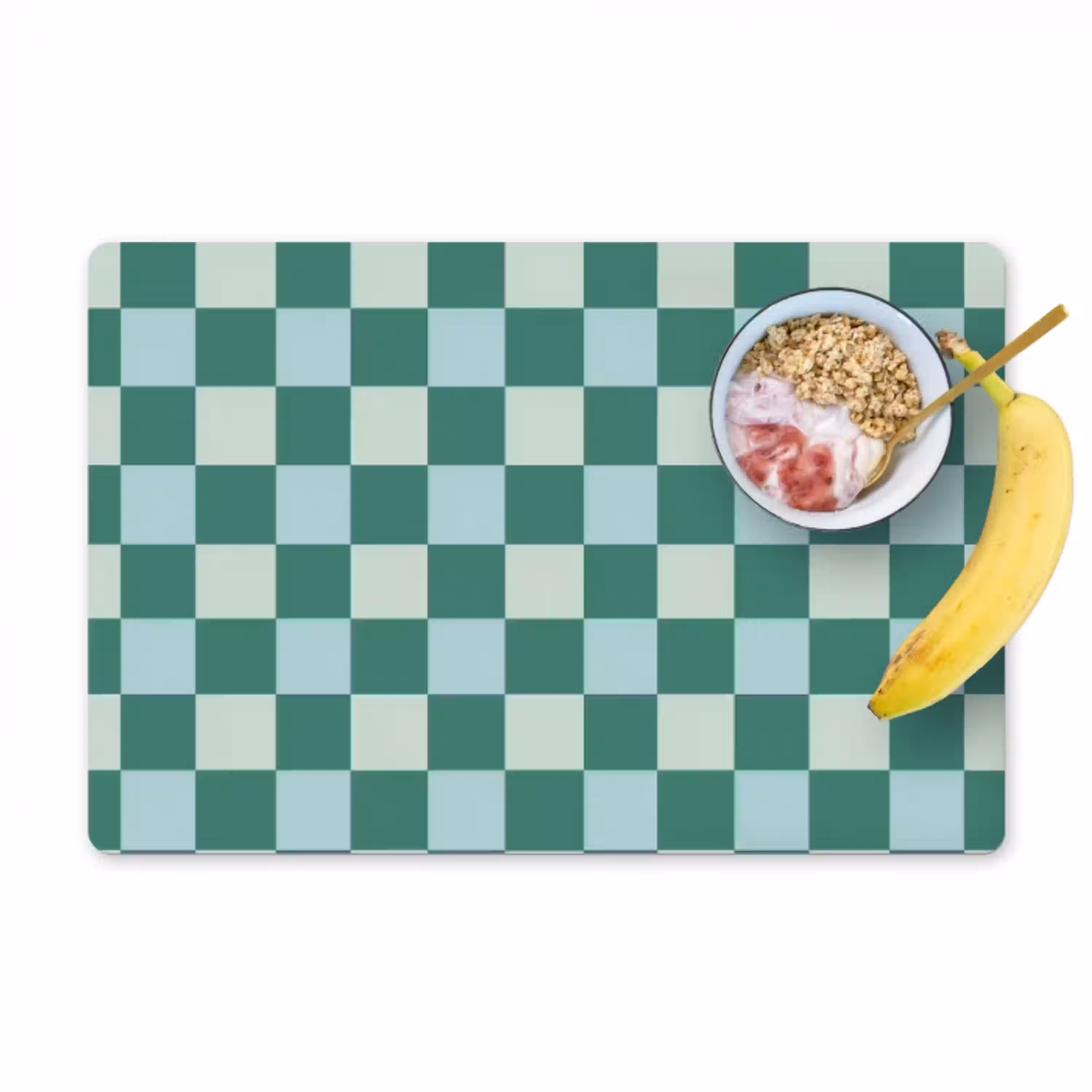 Schaak - Klassiek - Groen Placemat vinyl groot 368 -zzzproduct_Kitchenyeah-website