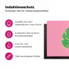 Blad - Groen - Illustratie - Minimalistisch Inductie beschermer vinyl 3mm klein -zzzzzzz-lf-ups