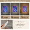 Lijnen - Abstract - Patroon - Donkerblauw Light Box met kabel klein -USP_lichtkleurNL