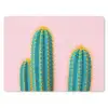 Cactussen - Modern - Pastel muismat rubber klein -3d