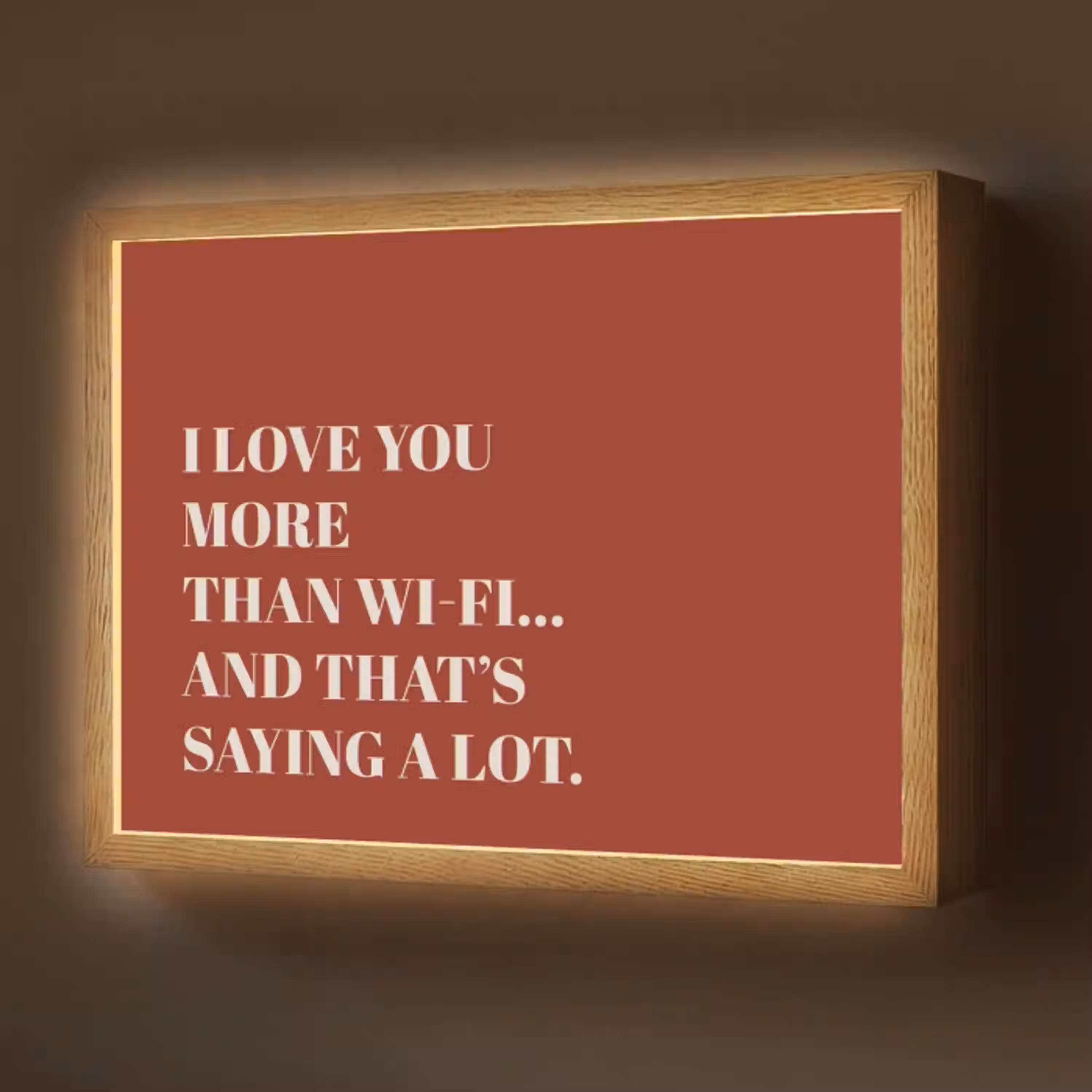 Rood - Quote - Liefde Light Box met batterij (Wandlamp) middel -z3d_website