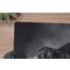 Paard - Magisch - Zwart muismat rubber klein -closeup