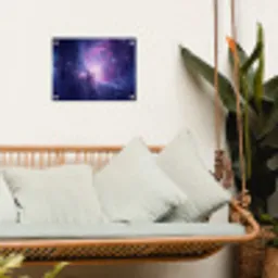 Ruimte - Sterren - Kleurrijk tuinposter los doek klein -sfeer7