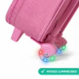 Kleurrijke glimlachexplosie Kinderkoffer - Roze klein -wiel_FR