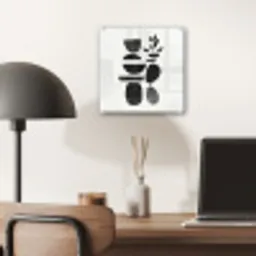 Japandi - Zwart - Abstract plexiglas 5mm klein -sfeer6