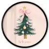 Christmas Season - Kerst - Kerstboom - Roze Fotolijst rond zonder passe partout klein -3d
