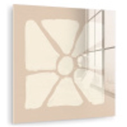 Bloemen - Pastel - Beige - Kunst plexiglas 5mm klein -zzzproduct_nieuw