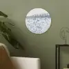 Luchtbellen - Water - Dynamisch Akoestische PET Vilt - Rond klein -sfeer2