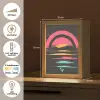 Cirkel - Abstract - Roze Light Box met kabel (Tafellamp) klein -USP_NL