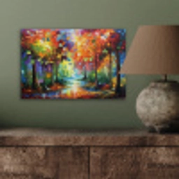 Landschap - Bos - Kleuren - Natuur aluminium wit klein -sfeer2