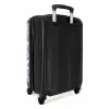 Barok bladeren patroon blauw NBS - Handbagage koffer - Kinderen Unisex middel -achterkant