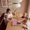 Panter - Luxe - Roze Dienblad Rechthoek middel -sfeer4