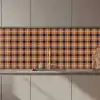 Plaid - Patroon - Vierkant - Bruin keuken achterwand 2 middel 871 zz_3dshopping