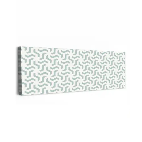 Patronen - Abstract - Groen - Geometrie canvas 2cm klein 828 -z3d